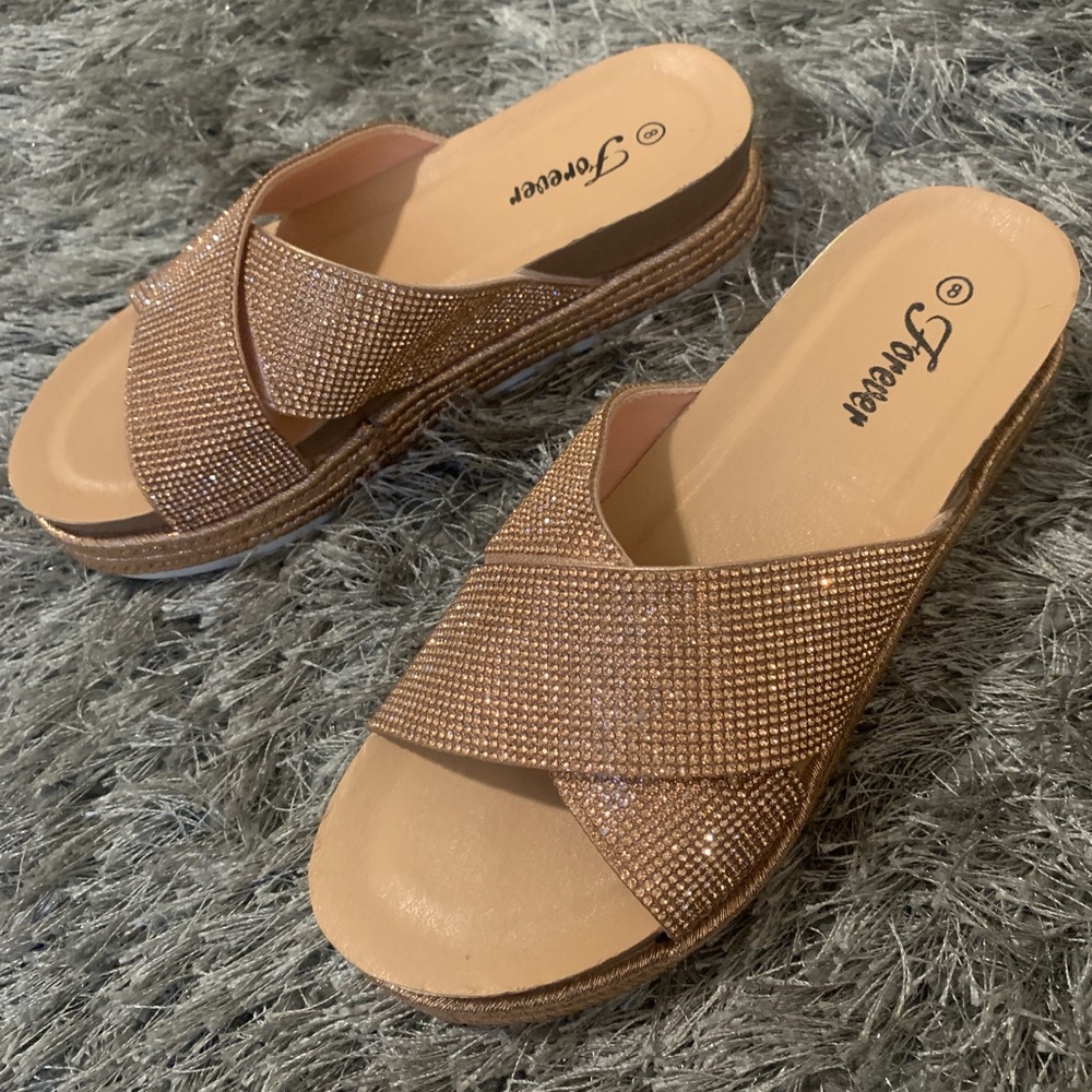 Rhinestone  wedges